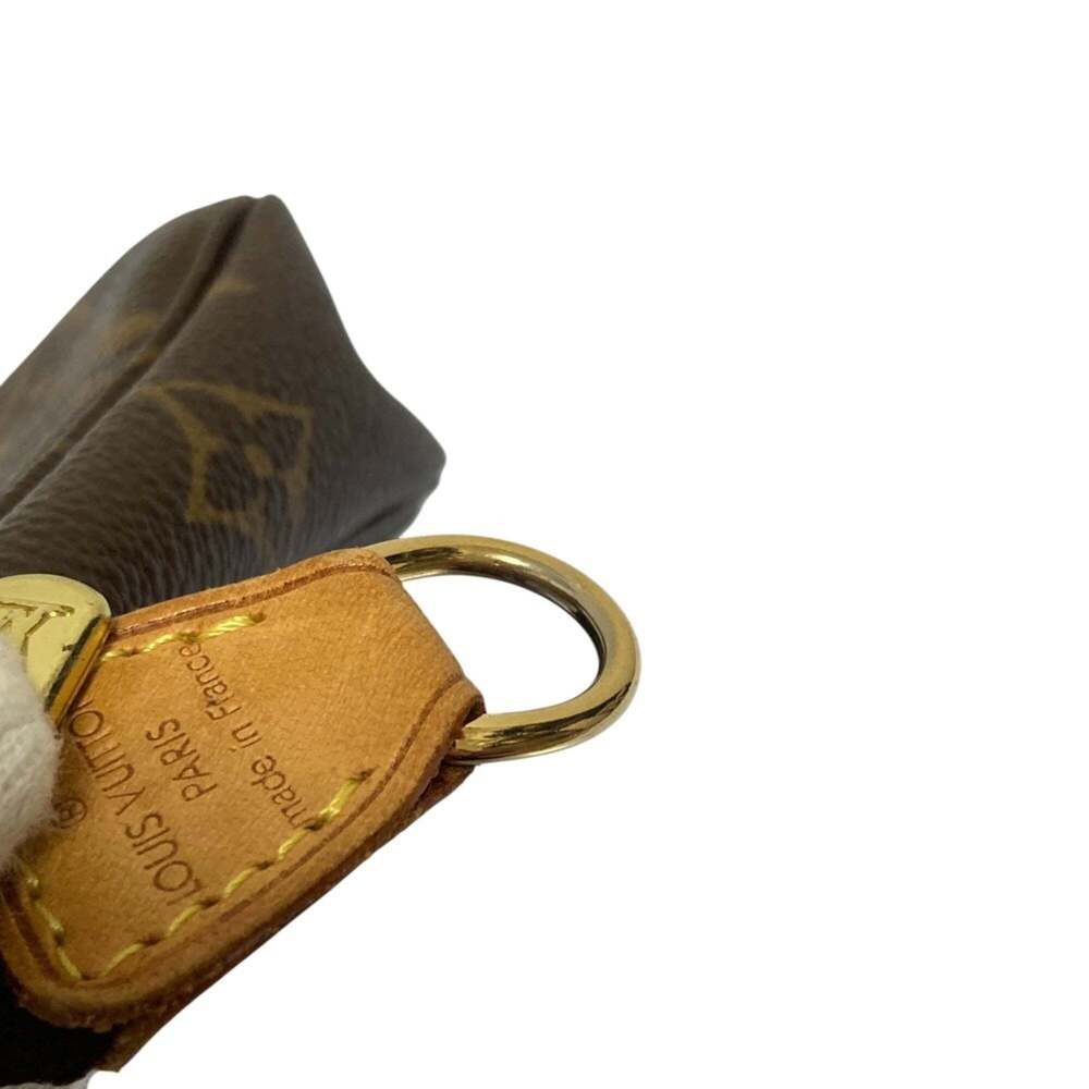 LOUIS VUITTON Authentic Brown Monogram Pochette Pouch - Picture 10 of 12